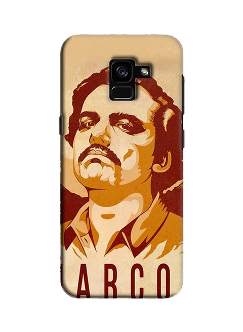 Hard Case Cover For Samsung Galaxy A8 Plus Escobar Sketch