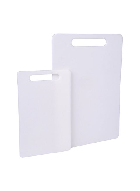 2-Piece Chopping Board Set White