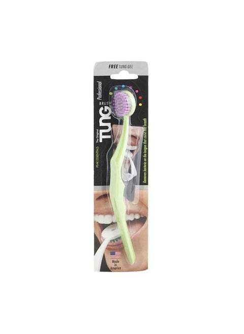 Professional Tounge Cleaning Brush Green/Purple