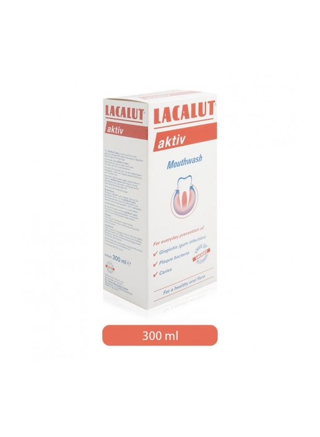 LACALUT Aktiv Mouthwash 300ml - Image 2