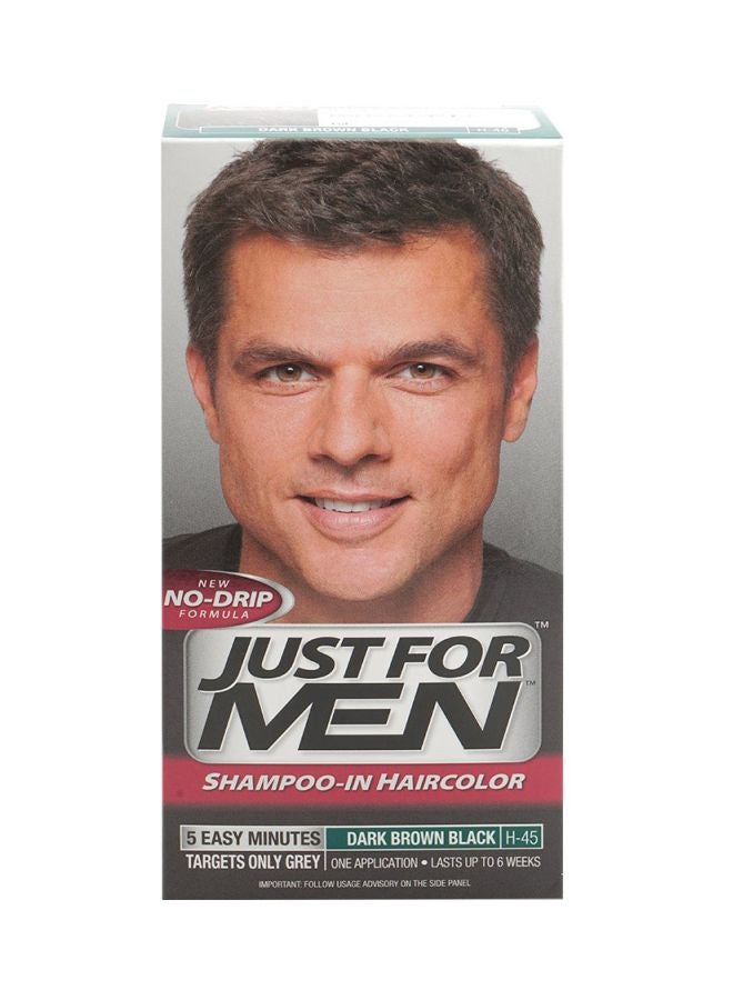 Just For Men Shampoo In Hair Colour H45 Dark Brown Black - Image 1