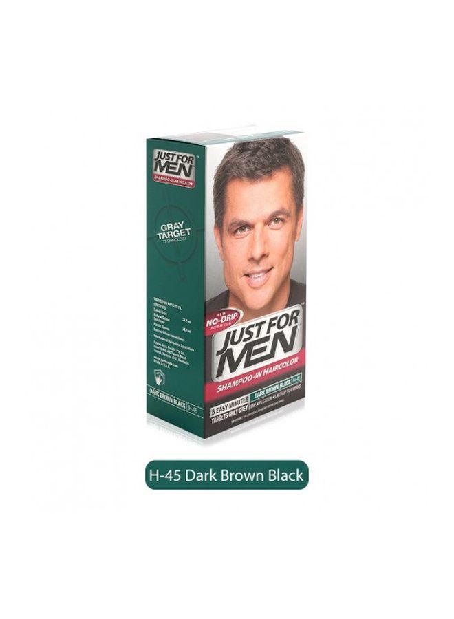 Just For Men Shampoo In Hair Colour H45 Dark Brown Black - Image 2