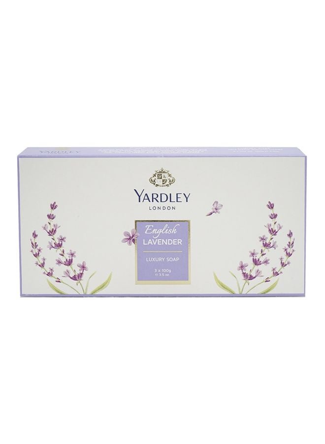 ياردلي 3 قطع صابون فاخر باللافندر 100جرام - Image 1