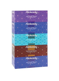 Alokozay Soft Facial Tissue 2 Ply Pack Of 5  - Image 1