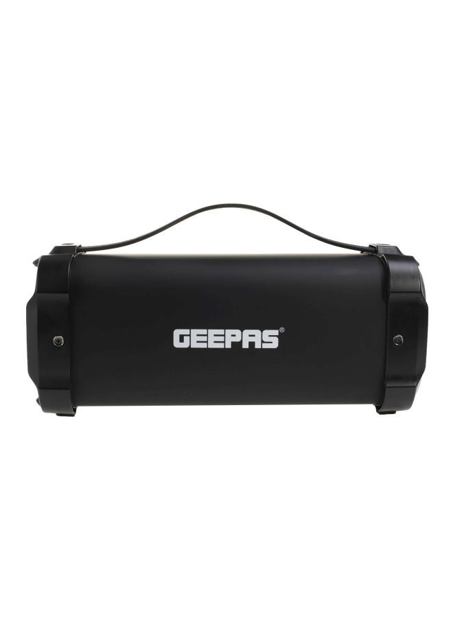 GEEPAS - Bluetooth Speaker With DAB Black/Silver - Image 1