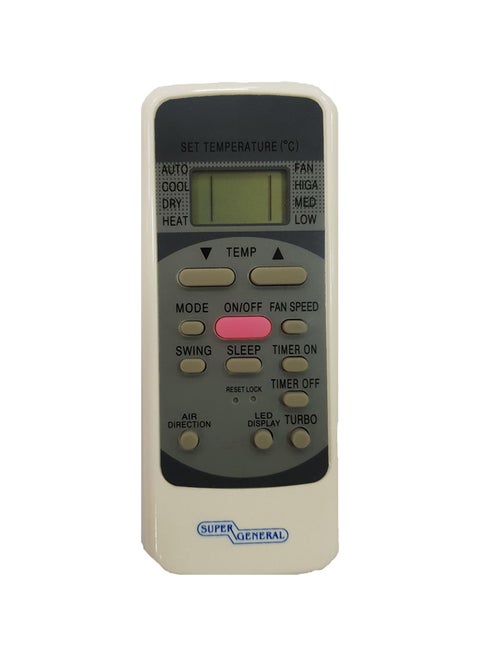Air Conditioner Remote Control Black/White/Grey