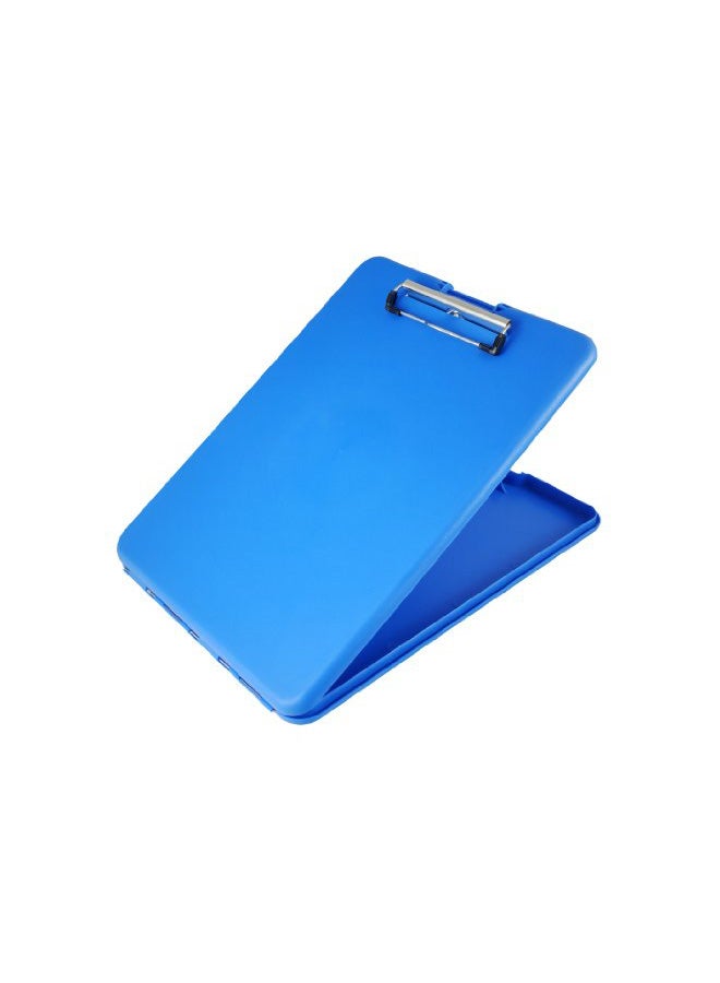 Saunders SlimMate Plastic Storage Clipboard Blue - Image 2