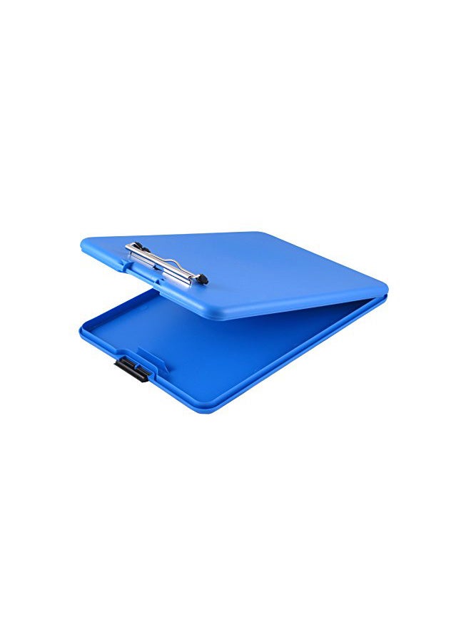 Saunders SlimMate Plastic Storage Clipboard Blue - Image 3