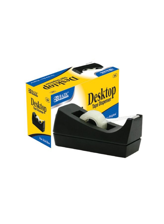 Bazic Desktop Tape Dispenser Black - Image 1