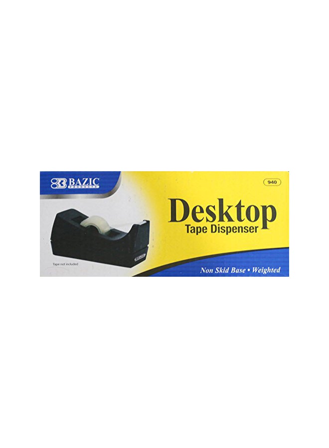 Bazic Desktop Tape Dispenser Black - Image 2