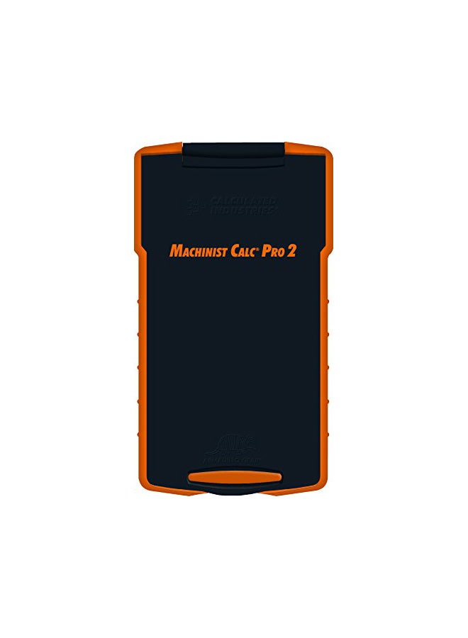 Calculated Industries Machinist Calc Pro 2 Advanced Machining Math With Materials Calculator 4088 Orange/Black/Grey  - Image 2