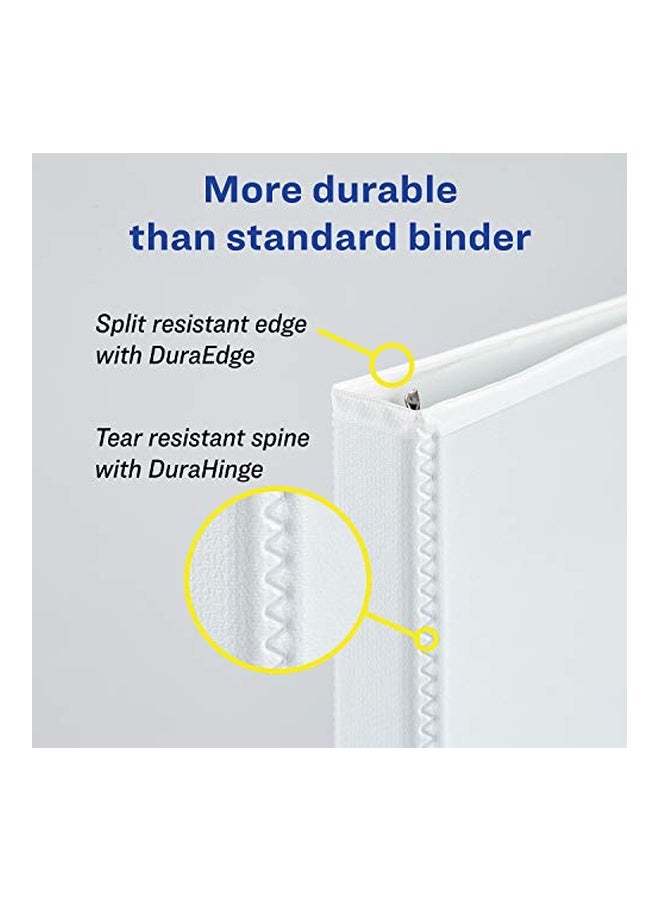 AVERY - 2-Piece Durable View Binder White - Image 1
