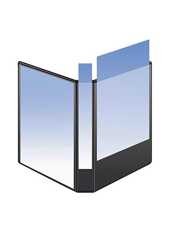 Business Source Round Ring View Binder White - Image 3