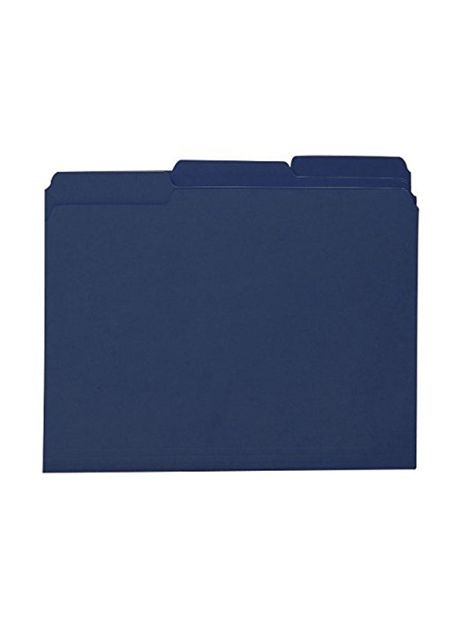 Smead Interior File Folder Navy Blue - Image 1