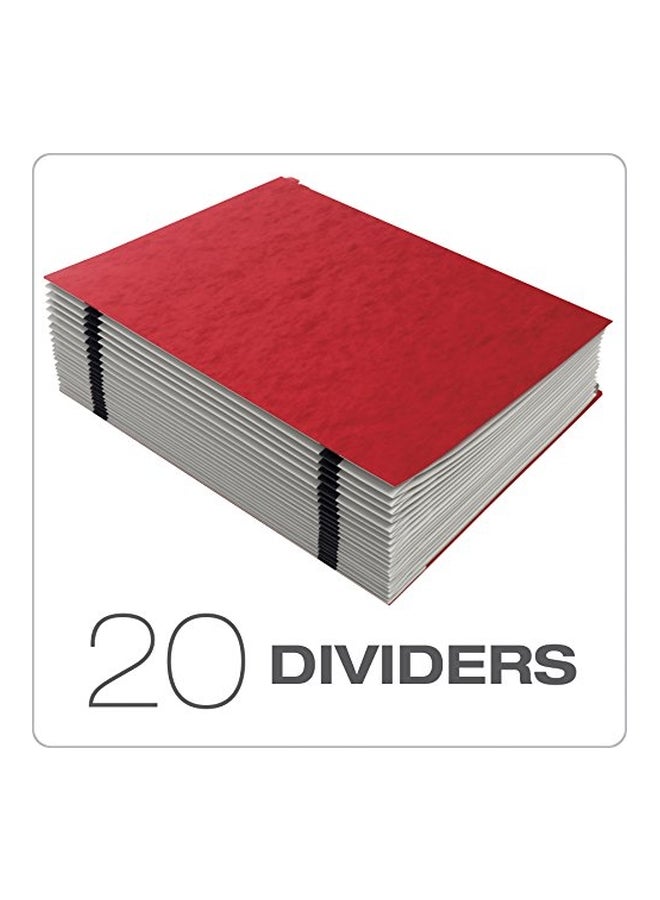 Pendaflex Expanding Desk File Red - Image 3