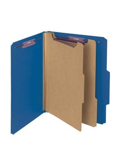 Smead 10-Piece Classification File Folder Dark Blue  - Image 1