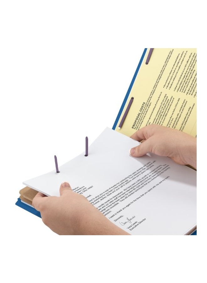 سميد مجلد تصنيف ملفات مكون من 10 قطع أزرق داكن - Image 4