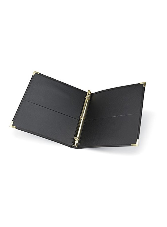 Samsill Classic Collection Executive Presentation 3 Ring Binder Black  - Image 3