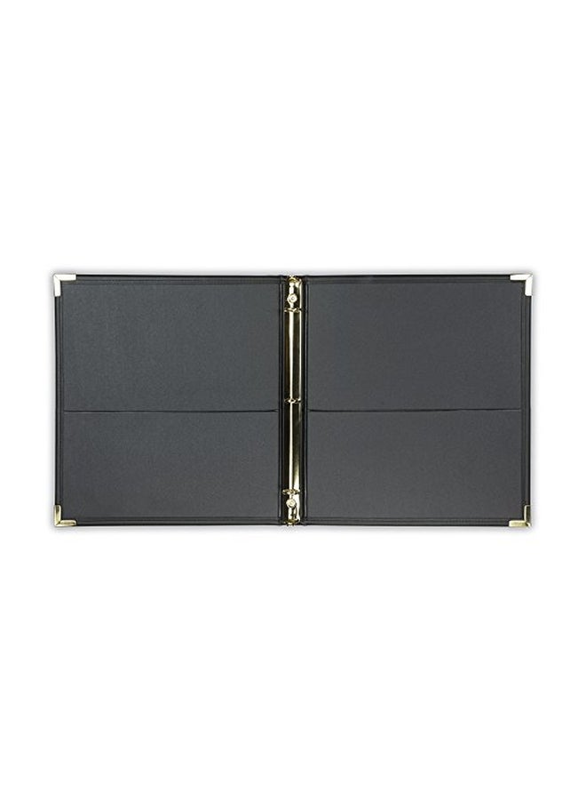 Samsill Classic Collection Executive Presentation 3 Ring Binder Black  - Image 2