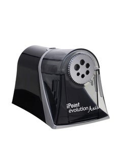 Electric iPoint Evolution Axis Pencil Sharpener Black/Silver
