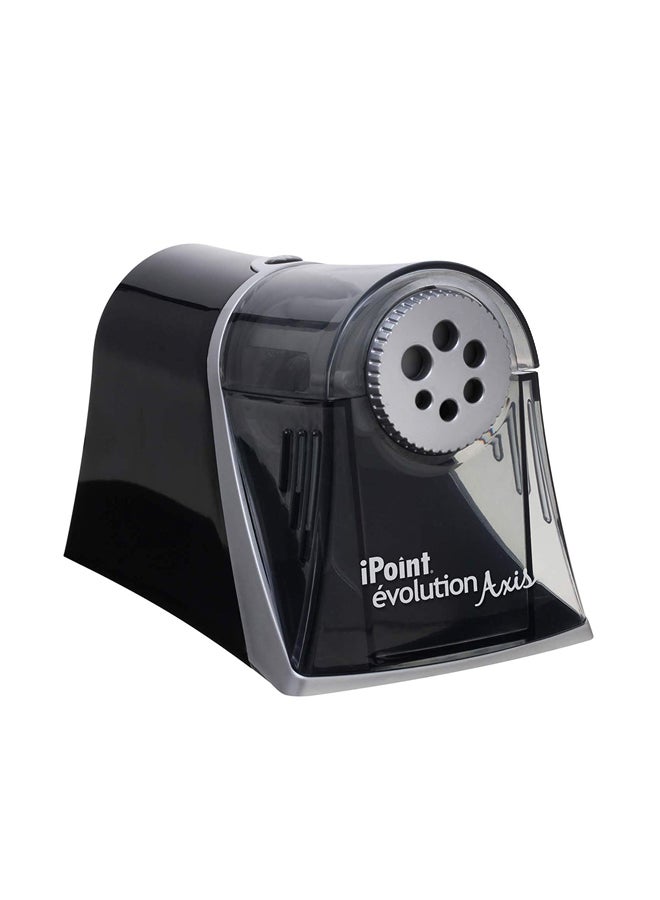 Westcott - Electric iPoint Evolution Axis Pencil Sharpener Black/Silver - Image 1