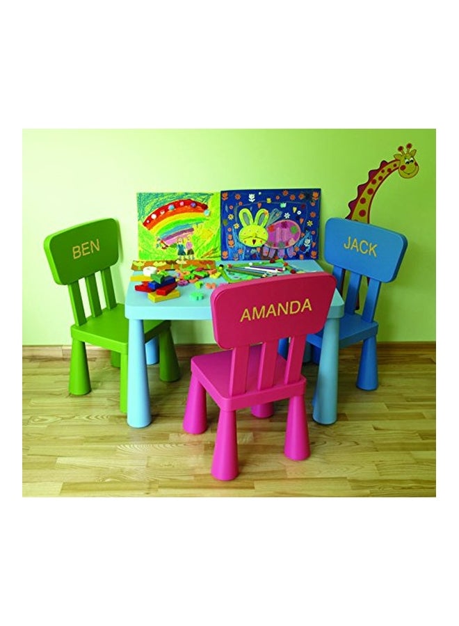 ويست كوت طقم ستنسل ليتركرافت أزرق/ أبيض - Image 4