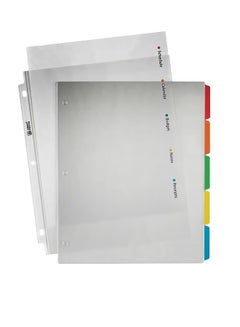AVERY 5-Piece Easy View Divider Set Clear  - Image 1