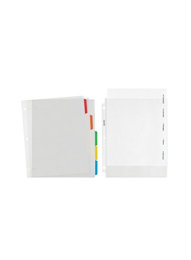 AVERY - 5-Piece Easy View Divider Set Clear - Image 1