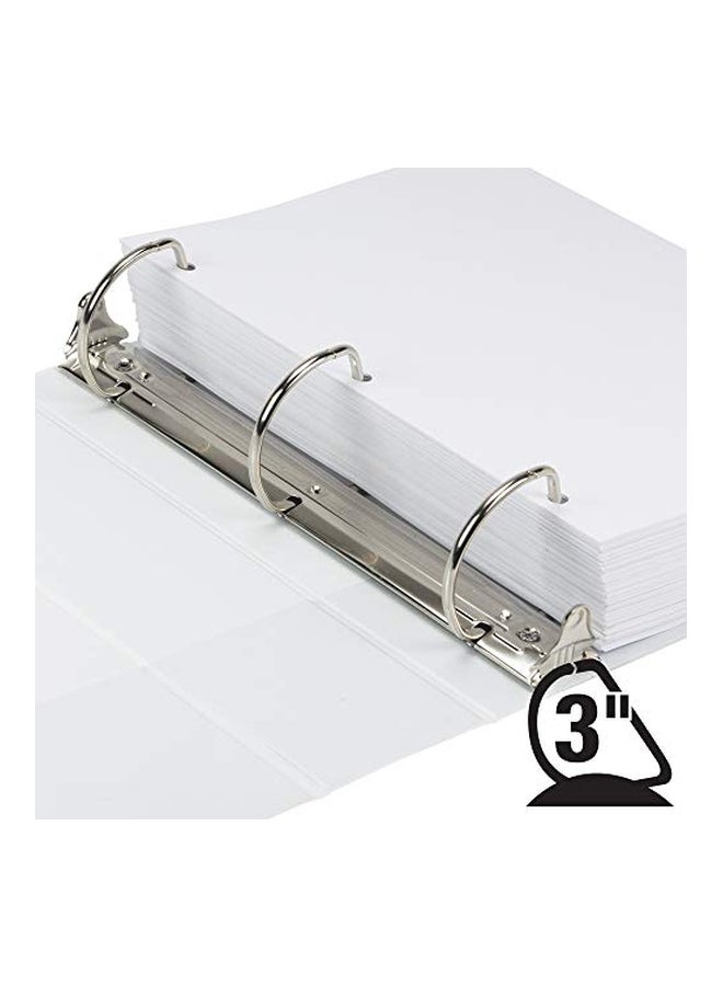 سامسيل مجلد بحلقة على شكل حرف D قائم على أساس بيولوجي أبيض - Image 3