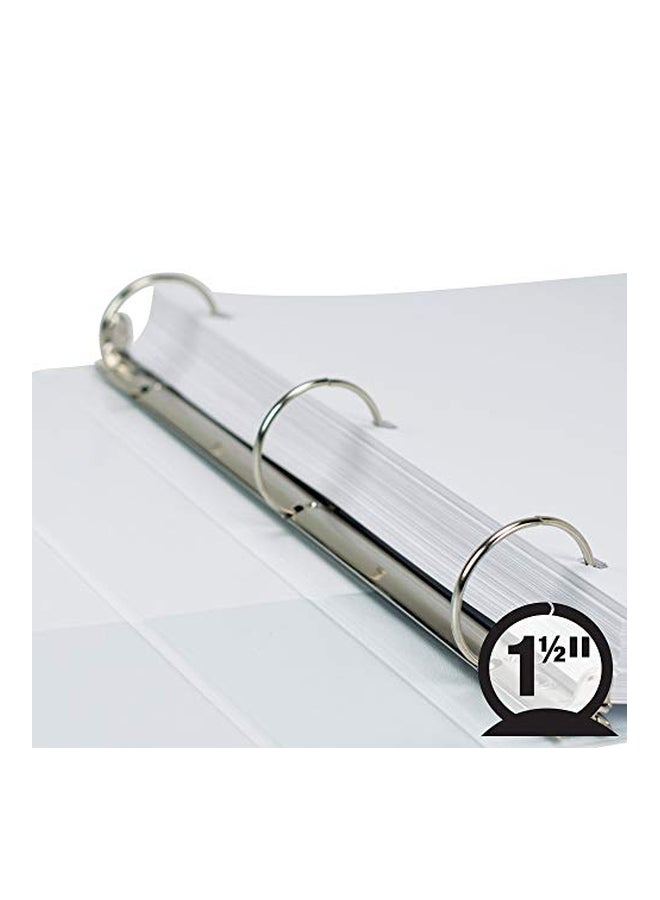 Samsill Biobased 3 Ring View Binder White  - Image 3