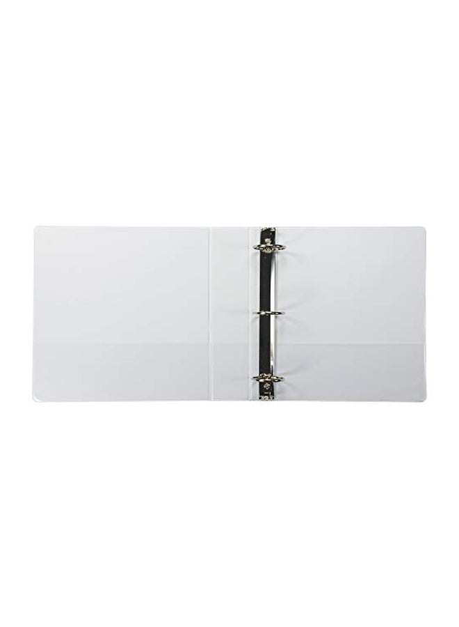 Samsill Biobased 3 Ring View Binder White  - Image 2