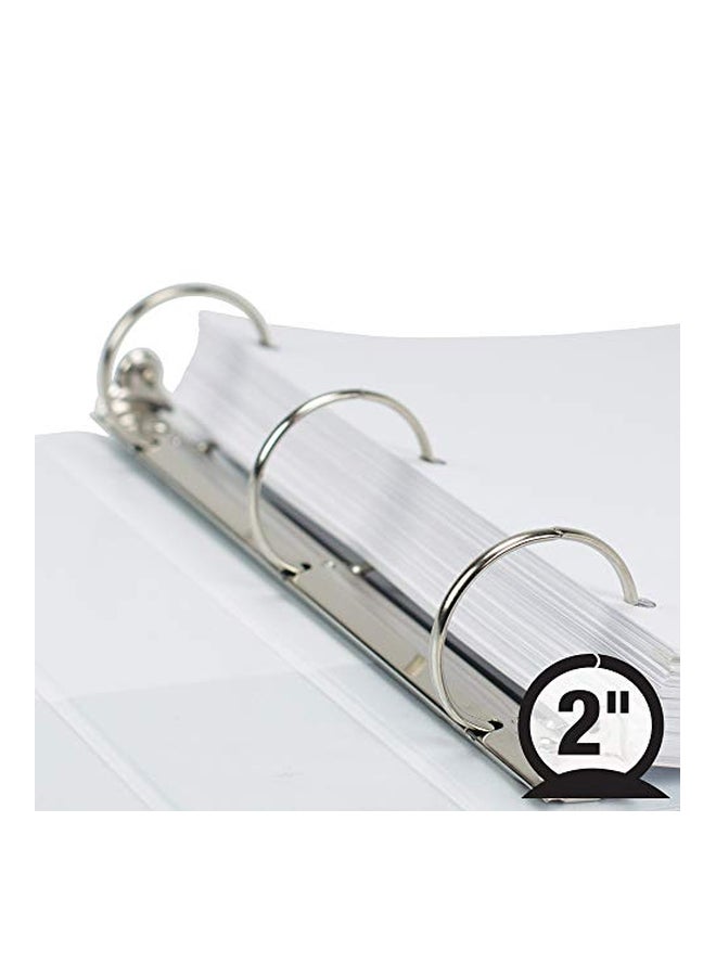 Samsill Biobased 3 Ring View Binder White  - Image 3