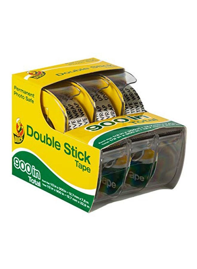 دك شريط لاصق دائم بغراء مزدوج مع موزع شفاف - Image 2