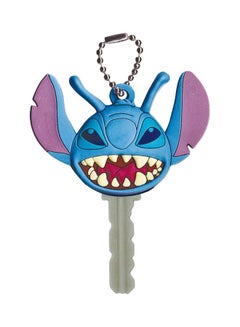 Disney Stitch Laser Cut Keyring Blue/Silver 