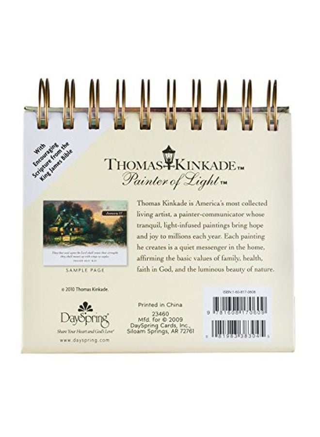 Dayspring - Thomas Kinkade Perpetual Calendar Multicolour - Image 1