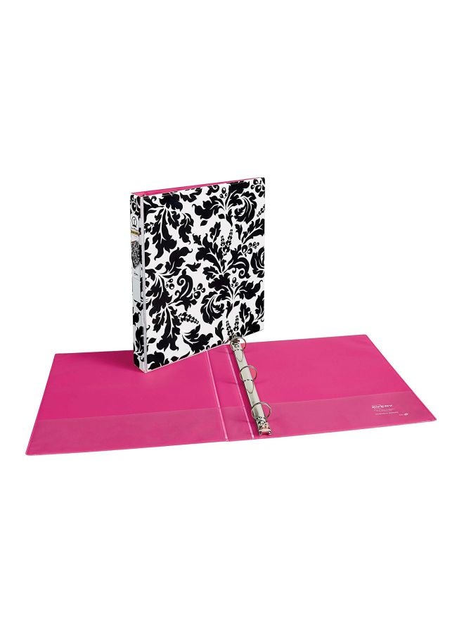 AVERY Decorative Ring View Binder White/Black  - Image 2