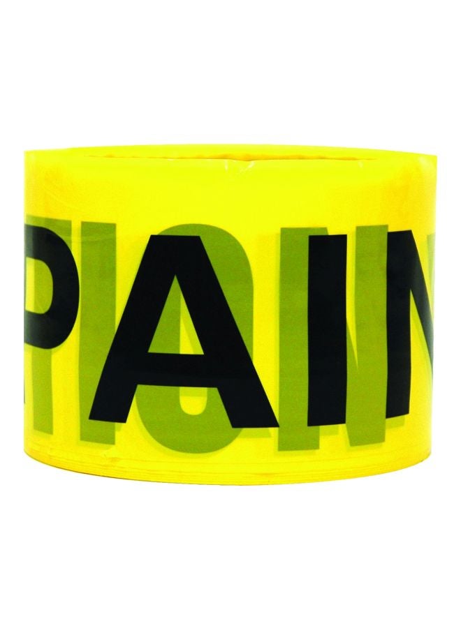 Wet paint Printed Plastic Banner Tape Multicolour