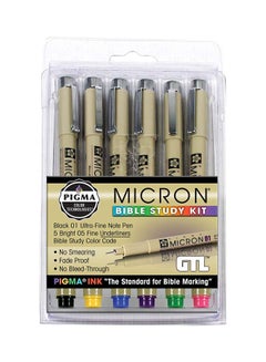 6-Piece Micron Ultra Fine Note Pen - v1552750739/N22090826A_1