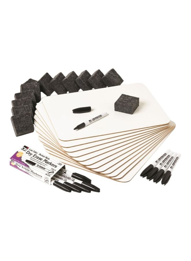 تشارلز ليونارد مجموعة لوحات كتابة بالمسح الجاف من 36 قطعة متعدد الألوان - Image 1