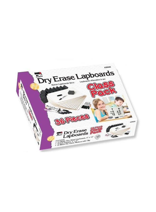 تشارلز ليونارد مجموعة لوحات كتابة بالمسح الجاف من 36 قطعة متعدد الألوان - Image 5