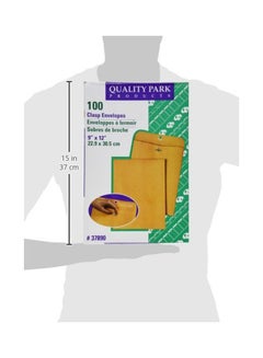 Quality Park 100-Piece Reusable Clasp Envelopes Brown  - Image 4