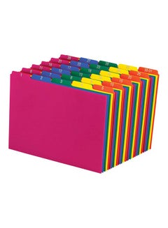 31-Piece Top Tab File Guides Multicolour