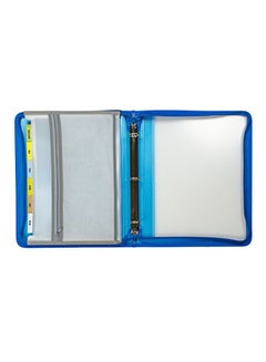 C-Line 13-Pocket Expanding File With Zipper Blue/Clear  - Image 2