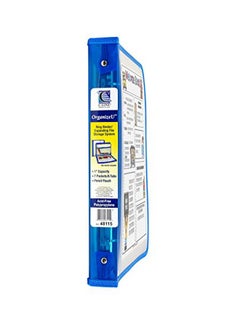 C-Line 13-Pocket Expanding File With Zipper Blue/Clear  - Image 3