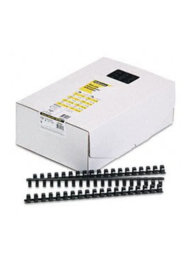 Fellowes Pack Of 100 Plastic Comb Binding Black  - Image 4