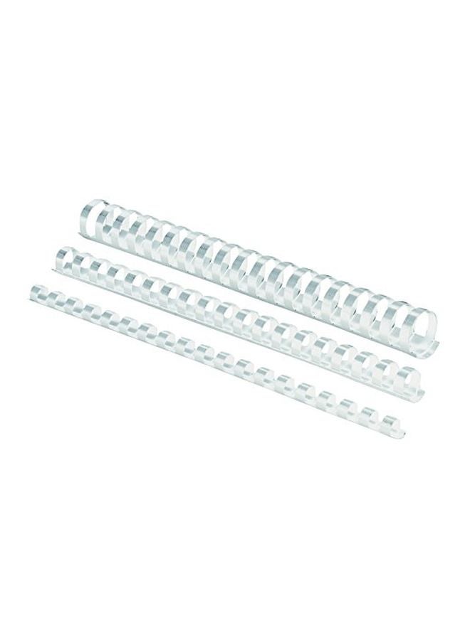 Fellowes 100-Piece Plastic Comb Binding White  - Image 2