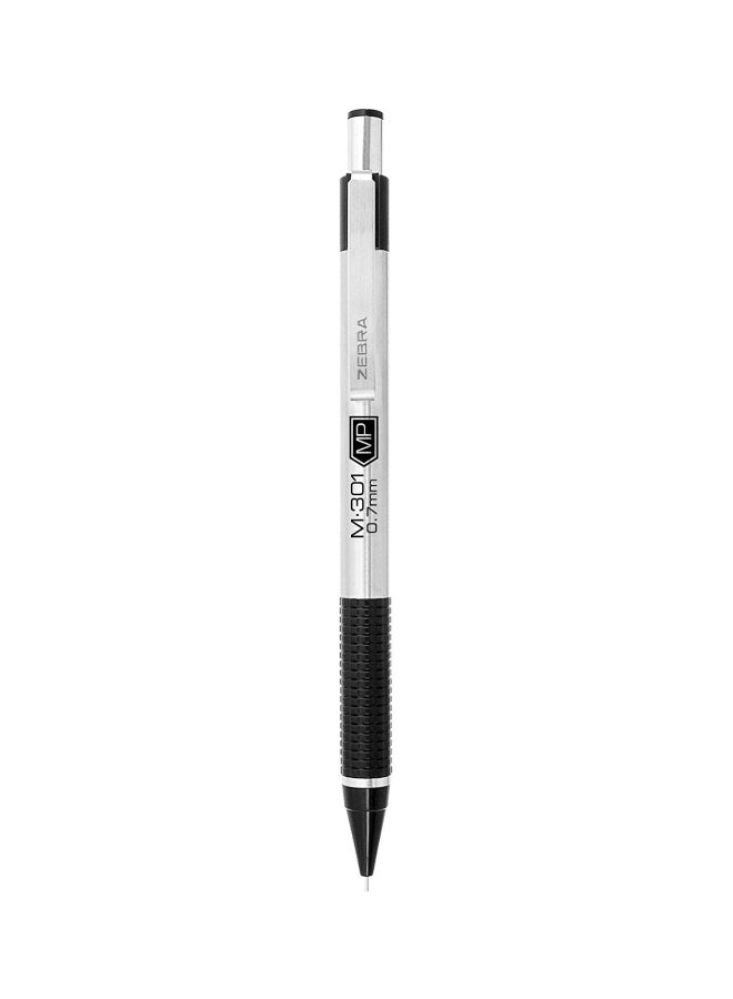 Zebra Pen - 2-Piece Stainless Steel M-301 Mechanical Pencil Silver/Black - Image 1