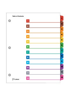 TOPS Business Forms, Inc. Set Of 1 Index System With Tabs Red/Blue/Green  - Image 1