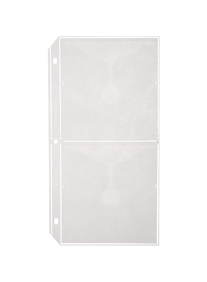 C-Line 10-Piece Deluxe 3-Ring Binder Storage Page Set Clear  - Image 1