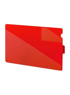 Smead 50-Piece Two-Pocket File Guide Set Red  - Image 1